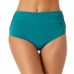 NWT Anne Cole Ocean Green High-Waisted Bikini Bottom